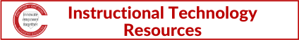 Instructional Technology Resources